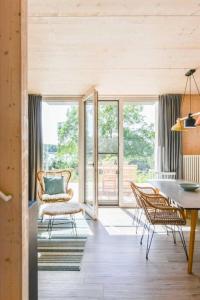 Posezení v ubytování Seehaus Söt Mine mit Sauna