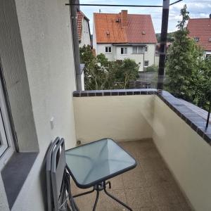 Ban công/sân hiên tại NEU! Ferienwohnung Happynest
