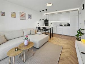 Kuchyň nebo kuchyňský kout v ubytování Apartment Hemsen + 24 fotografií