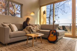 Χώρος καθιστικού στο The Ffern