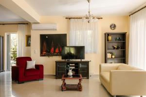 Et tv og/eller underholdning på Villa Aliona