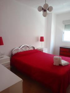 Postel nebo postele na pokoji v ubytování Casacuéntame