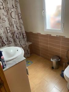 Koupelna v ubytování Casacuéntame