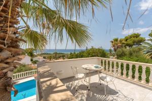 Naturlandskabet i nærheden af villaen