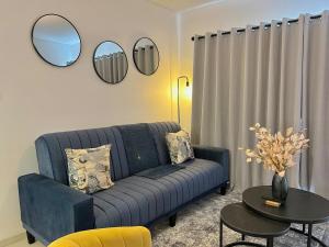 Posezení v ubytování Leafy Lux Apartment