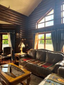 Χώρος καθιστικού στο Вілла Анна