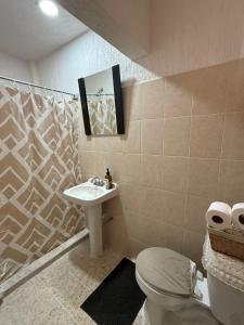 Koupelna v ubytování Casa Terral