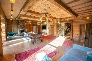 Posezení v ubytování Земляничная поляна Боровое