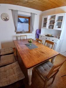 Χώρος καθιστικού στο Ferienhaus Plech