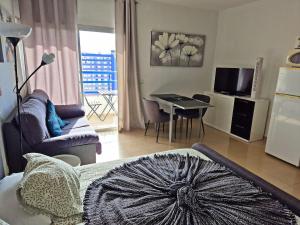 Posezení v ubytování Cozy studio with views in Playa Paraíso