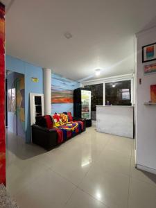 Χώρος καθιστικού στο MEG House Hostel