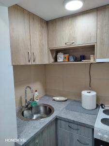 Nhà bếp/bếp nhỏ tại Apartman Dunja +4 ảnh