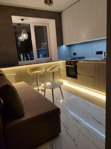 Η κουζίνα ή μικρή κουζίνα στο Apart Dolce Vita ЖК Great House