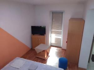 Un televizor și/sau centru de divertisment la Zemun