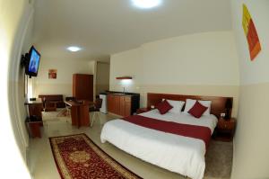 Voodi või voodid majutusasutuse Byblos Guest House toas