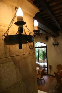 Posezení v ubytování Hostal Torre de Guzmán