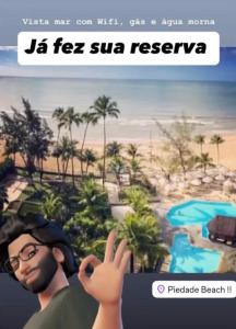 uno screenshot dell'aedia super resort con l'immagine di un resort di Bugan Paiva flatpaivahome a Recife