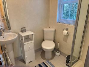 Ένα μπάνιο στο Alpaca Farm- Valley Views- Sleeps 4- Parking- Pets