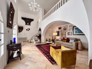 Χώρος καθιστικού στο Maison Lella Kmar Sidi Bou said