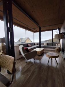 En generel udsigt til bjerge eller udsigt til bjerge taget fra lejligheden