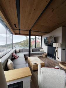 Et opholdsområde på Slalom luxury con vistas