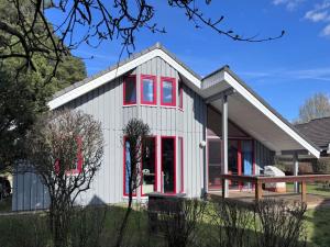 Bygningen som feriehuset ligger i