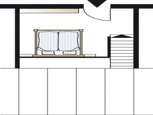 Postel nebo postele na pokoji v ubytování Elegant eingerichtete Ferienwohnung + 29 fotografií