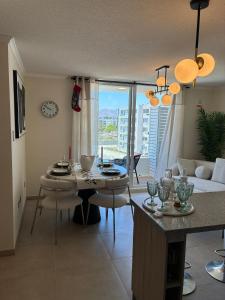 Χώρος καθιστικού στο Jardines del Pacifico