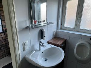 Et badeværelse på 2 Zimmer Appartment