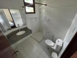 Koupelna v ubytování macambira café pousada