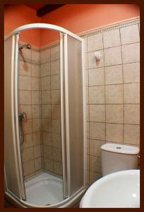 Koupelna v ubytování Hostal Torre de Guzmán