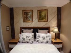 Postel nebo postele na pokoji v ubytování Chevli Accomodation