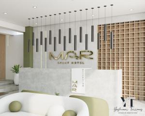 une représentation du hall d'un hôtel Marriott dans l'établissement Mar Apart Hotel, à Casma
