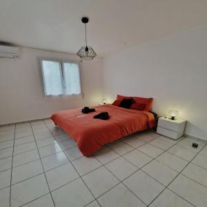 Ένα ή περισσότερα κρεβάτια σε δωμάτιο στο La Casa Bongo - T4 cosy en pleine nature