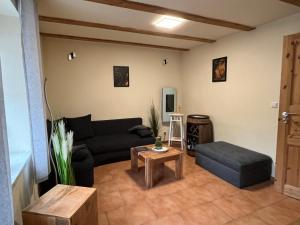 Χώρος καθιστικού στο Ferienhaus Fichtelberg