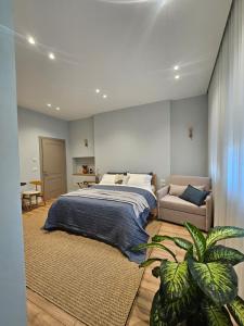 En eller flere senge i et værelse på Rroji Urban Heritage