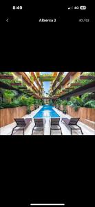 Πισίνα στο ή κοντά στο Meneses tulum