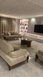 Posezení v ubytování Z m Happy hause hotel