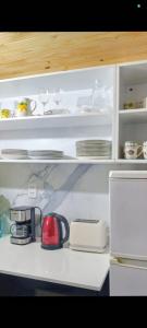 Η κουζίνα ή μικρή κουζίνα στο La casita del fondo