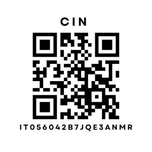 una ilustración de un código QR con el texto cin en Sleeping in Orte Apartments, en Orte 14 fotos más