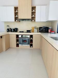 Køkken eller tekøkken på Villa Kitin Luxe