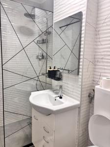 Koupelna v ubytování Comfortable house