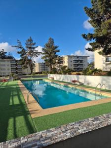 Hồ bơi trong/gần Departamento full equipado en Parque Mar El Tabo