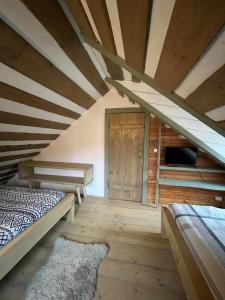 Postel nebo postele na pokoji v ubytování the Wild