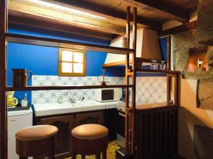 Η κουζίνα ή μικρή κουζίνα στο Gite pour 4 personnes en Bretagne +18 φωτογραφίες