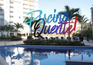 Swimmingpoolen hos eller tæt på Flat Veredas do Rio Quente 709