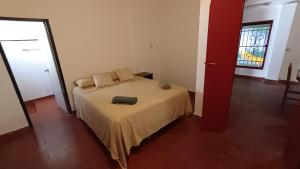 Giường trong phòng chung tại Ángela María