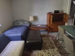 Et opholdsområde på Farmington Guest Housing