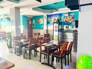 Χώρος καθιστικού στο Hostal Paris MYP 2