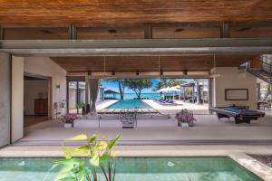 an external view of a house with a pool at Villa Cielo in Ban Han Pa To +43 photos